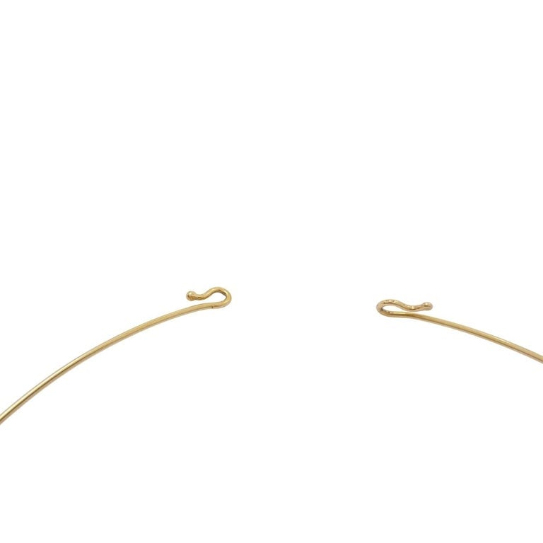 14k Gold Diamond Star Pendant 10k Gold Choker Necklace - 8