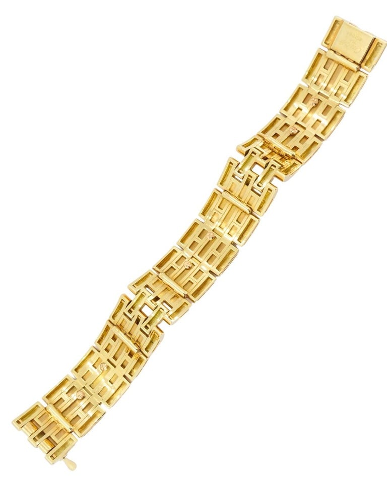 Cartier Walking Panthere Bracelet Mahango Diamond Gold Bracelet - 8