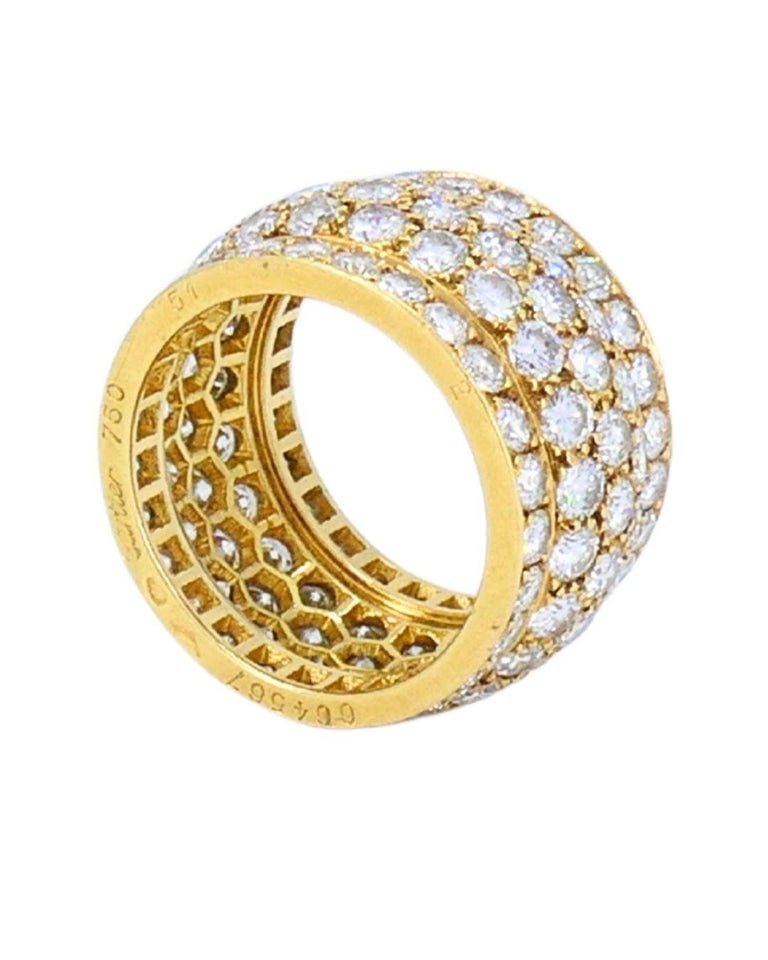 Cartier Nigeria Ring Diamond Pave Eternity Band - 3