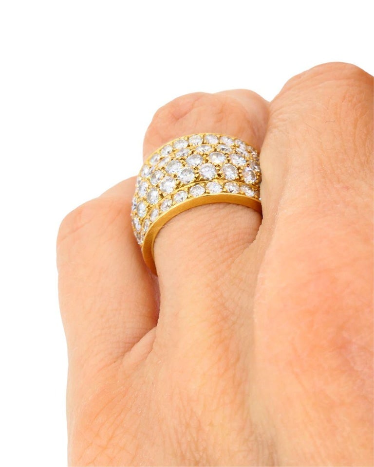 Cartier Nigeria Ring Diamond Pave Eternity Band - 8