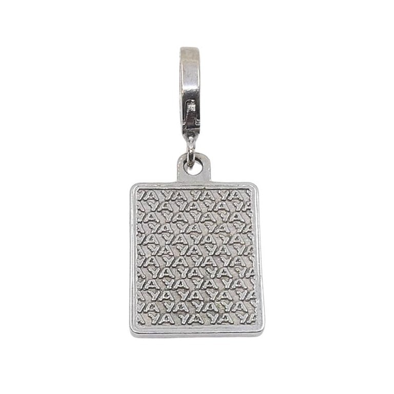 Vintage 12k Gold Domino Six Charm PavÃ© Diamond Bail - 5