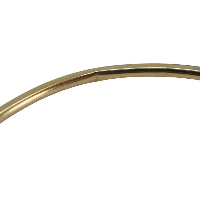 14k Gold Large Hoop Earrings - 9