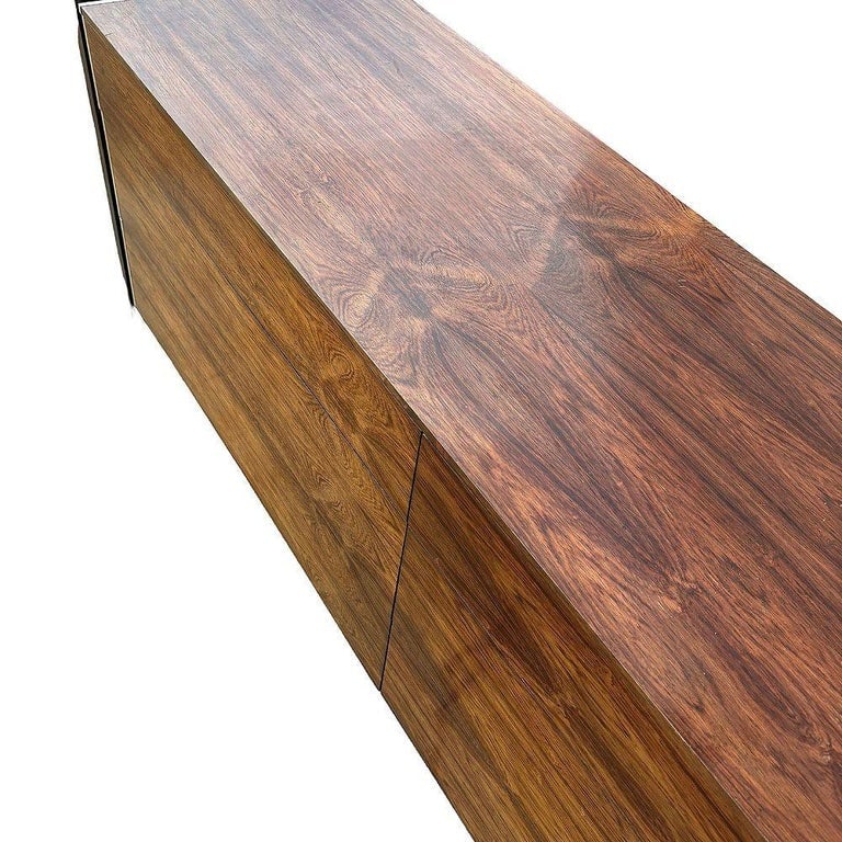 Mid-century Rosewood & Chrome Dresser by Robert Baron for Glenn of California - 6