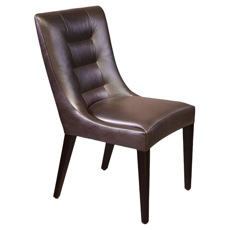 Dakota Jackson Pull Up Leather Side Chair (1 of 4)