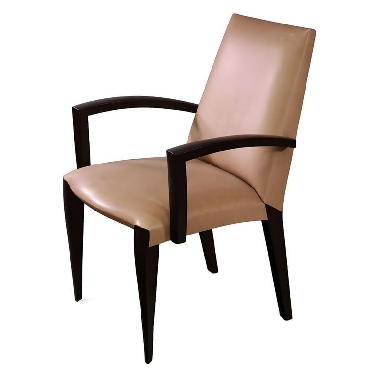 Dakota Jackson "Ke-Zu" Leather Club Armchair - 3