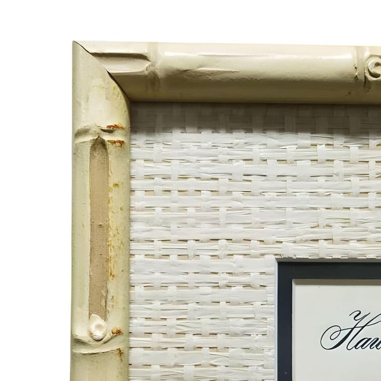 20th Century Hawaiian Travel Posters in Bamboo Frame, Set of 3 - 10