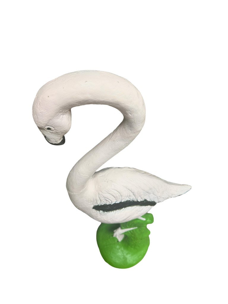 Restored Vintage Life Size Pink Flamingo Statues - Full Size Pair - 5