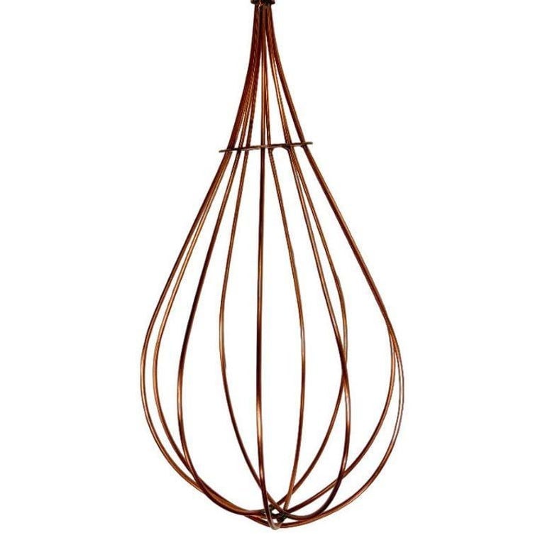 Large 26" Pop Art Copper Wire Whisk Wall Sculpture by Curtis Jere - 3