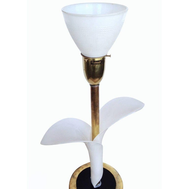Pair of Sculptural Acrylic Table Lamps by Rembrandt - 3