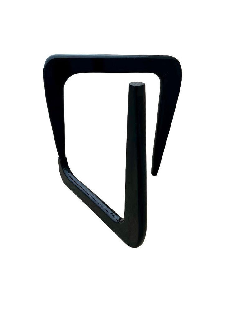 Noguchi Style Triangle Glass Top Wide Side Table - 4