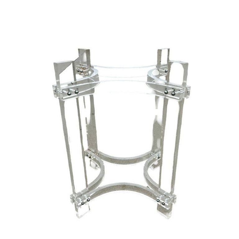 Mid-century Lucite & Glass Round Dining Table by Charles Hollis Jones - 6