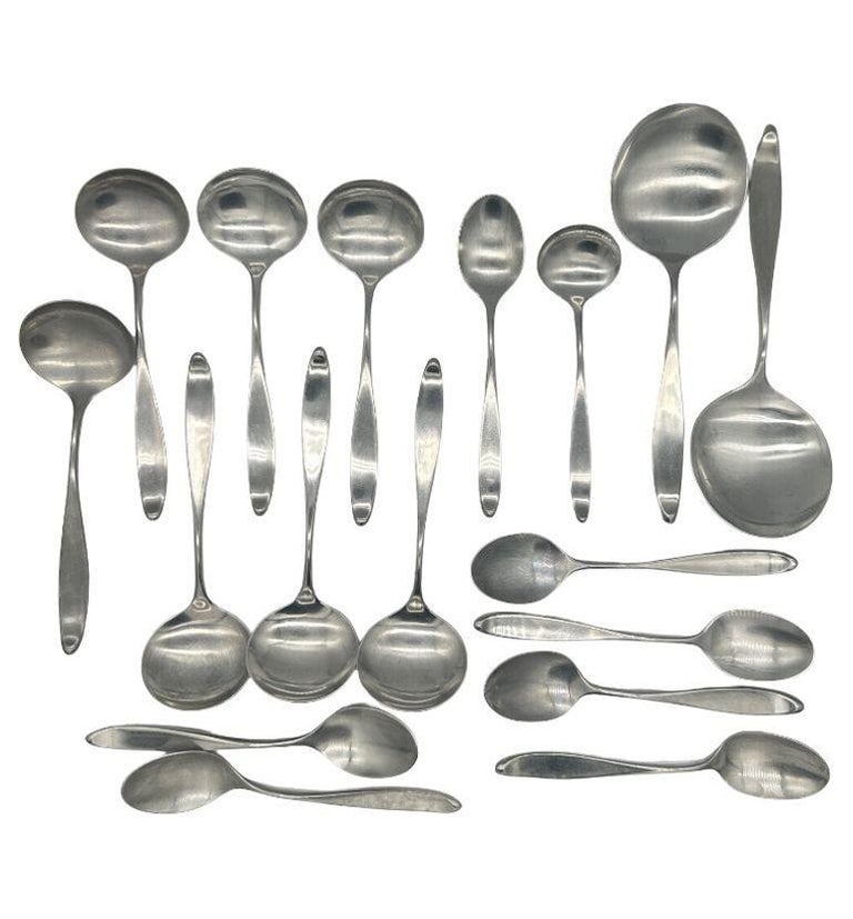 Don Wallace for Lauffer Design 2 Stainless Steel Set of 42 - 9