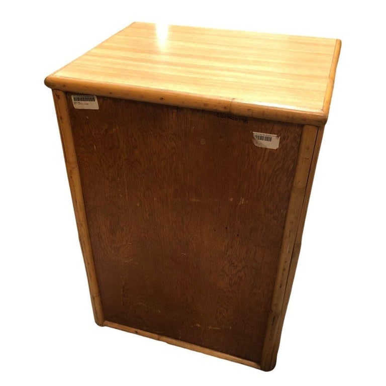 Restored Mid Century Rattan Dresser/Vanity Bedroom Set - 6