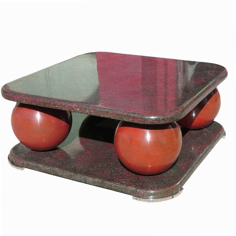 Rare Large Maitland Smith Art Deco Cocktail Table - 2