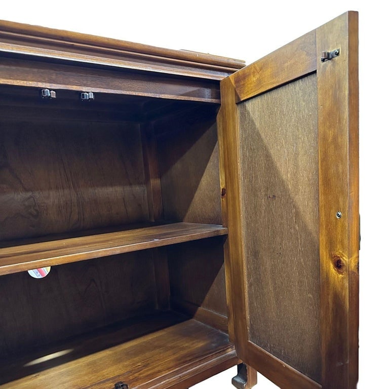 Oriental James Mont Style Koa & Stick Rattan Stereo Cabinet - 8
