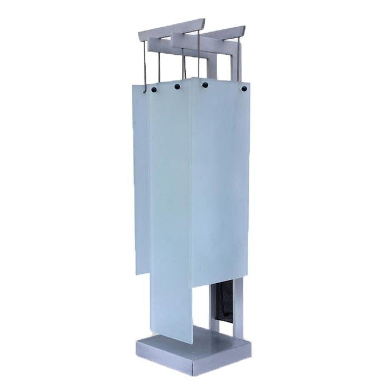 George Kovacs Architectural Aluminum Table Lamp - Pair - 3