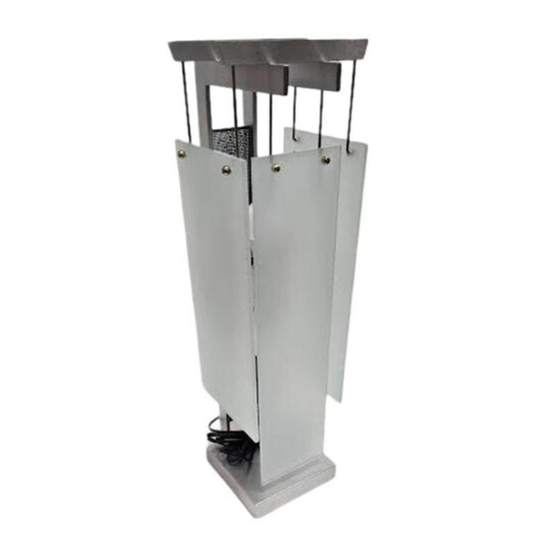 George Kovacs Architectural Aluminum Table Lamp - Pair - 4