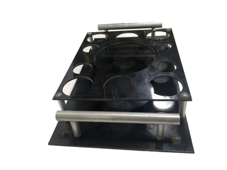 Aluminum and Bakelite Drink holder Tray by Aero-Art Los Angeles - 3