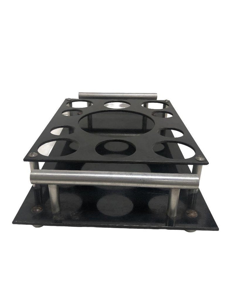 Aluminum and Bakelite Drink holder Tray by Aero-Art Los Angeles - 4