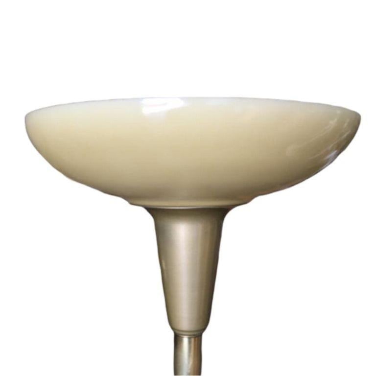 1950s Sculptural Organic Leaf Acrylic Floor Lamp by Rougier - 4