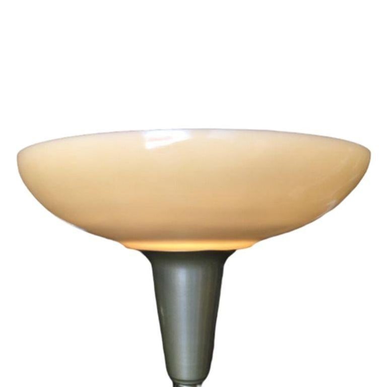 1950s Sculptural Organic Leaf Acrylic Floor Lamp by Rougier - 5