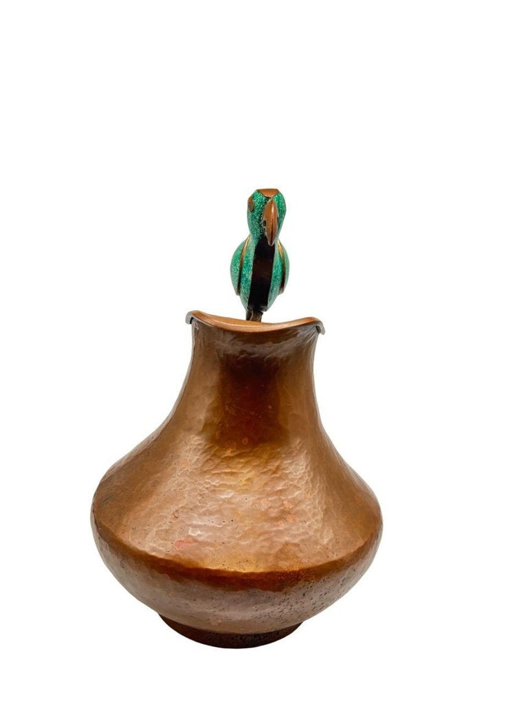 Alfredo Villasana Taxco Parrot Pitcher: Vintage from Mexico - 2