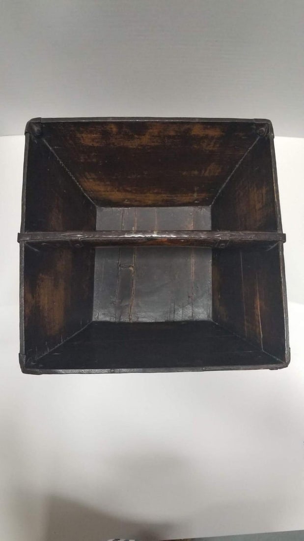 19th Century Wood Rice Container - 4