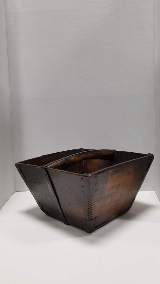 19th Century Wood Rice Container - 7