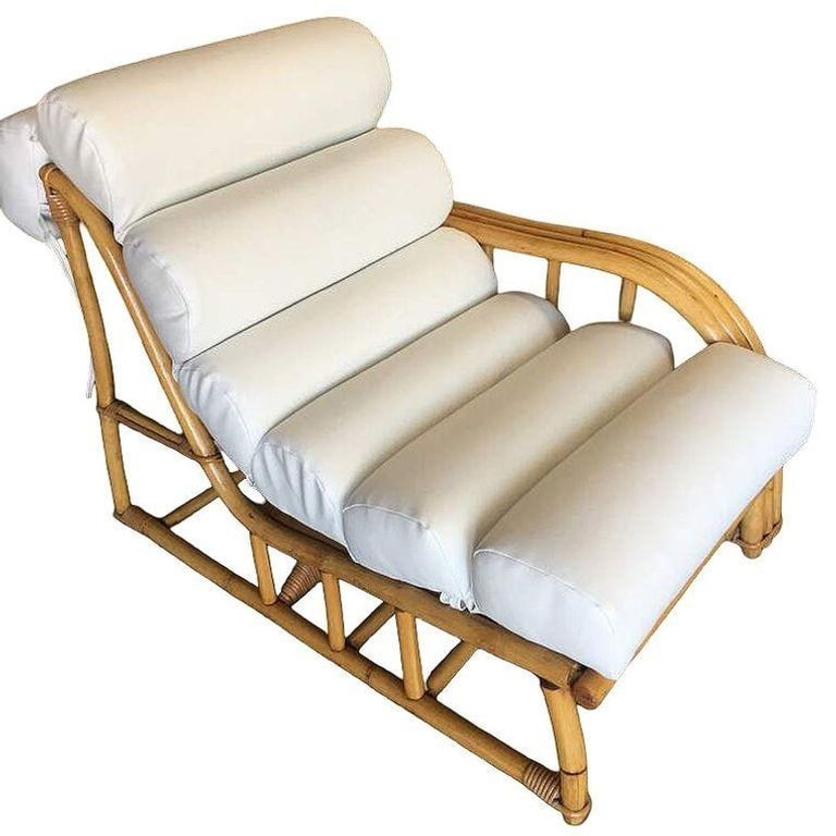 Rare Restored Museum Quality 3-Strand Rattan Settee, Paul Laszlo for Ficks Reed - 4