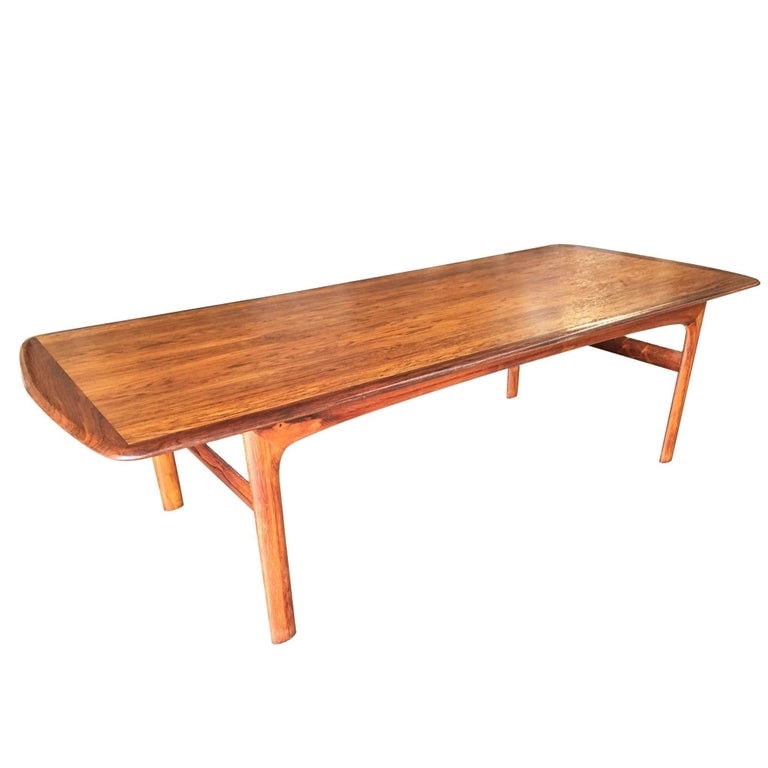 Swedish Mid Century Rosewood Coffee Table by Folke Ohlsson - 6