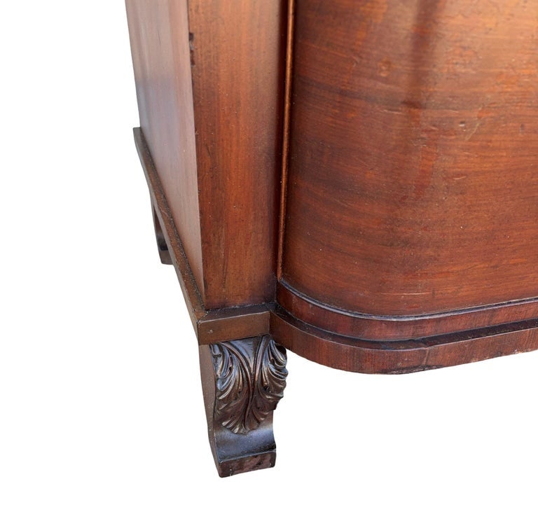 Late 19th Century Victorian Queen Anne Lowboy Dresser with Sculpted Front - 8