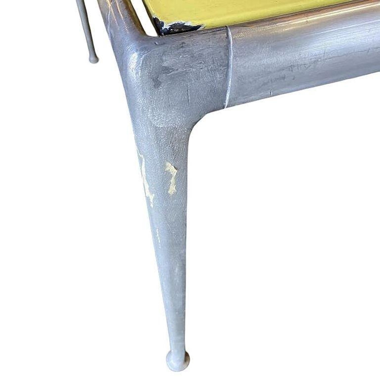 Mid Century Aluminum Dining Table w/ Enameled Tabletop by Richard Shultz, 1966 - 5