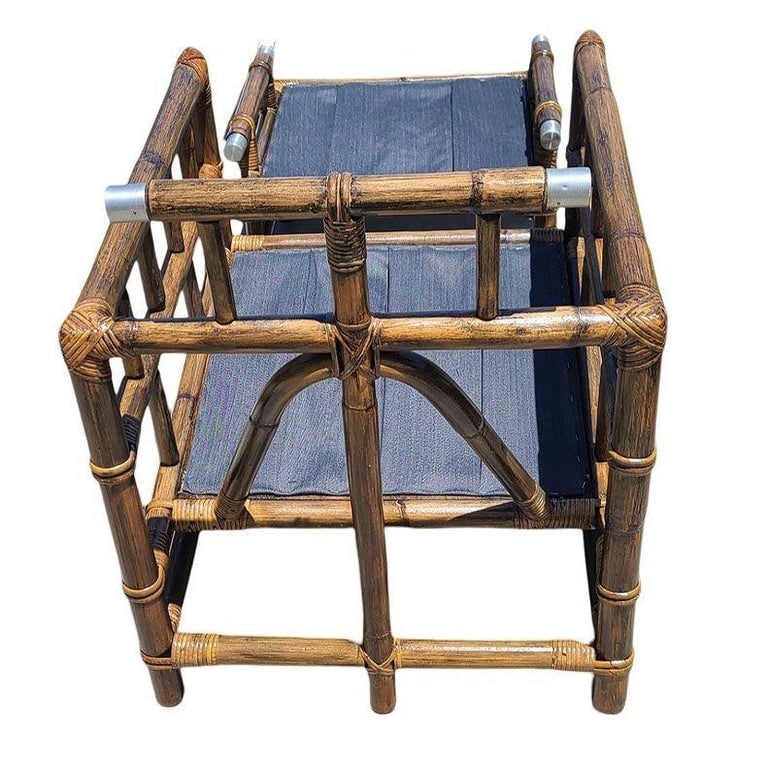 Restored 8 Piece "Far Horizon" Rattan Livingroom Set by John Wisner For Ficks - 13