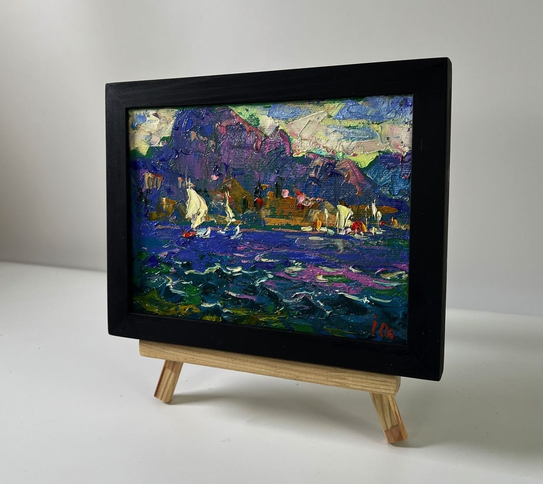 Oil painting Summer river breeze Oleksiy Ivanyuk - 2