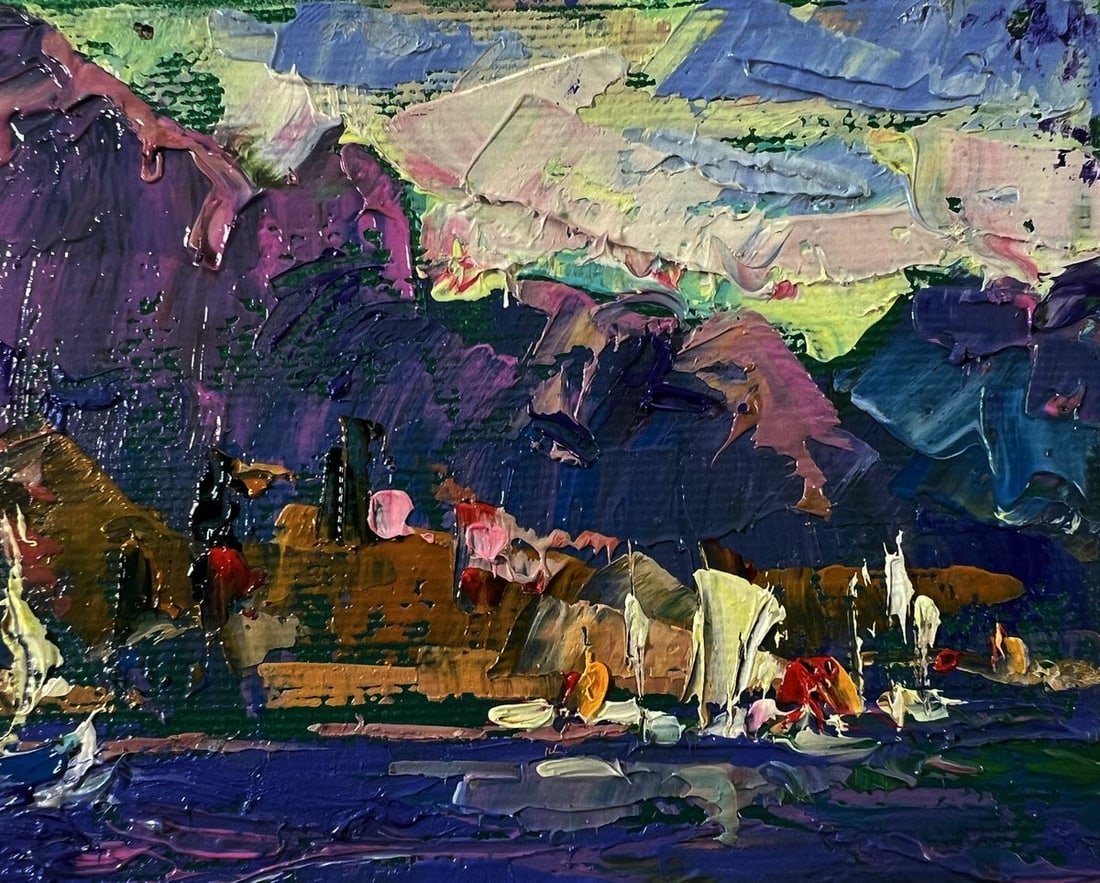 Oil painting Summer river breeze Oleksiy Ivanyuk - 4