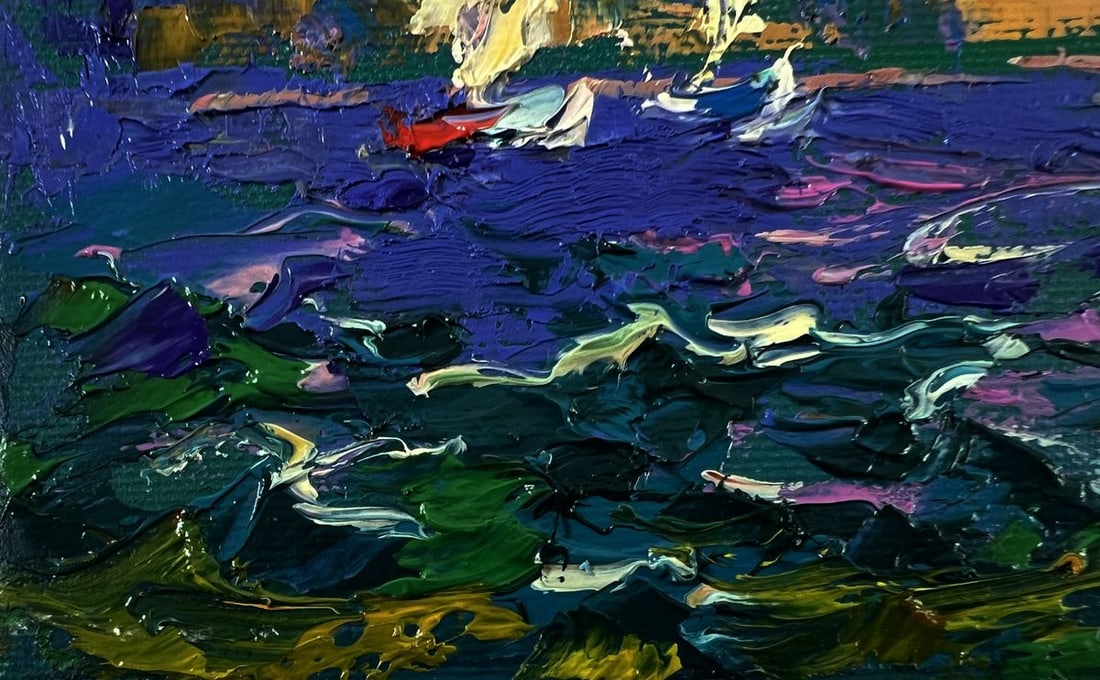 Oil painting Summer river breeze Oleksiy Ivanyuk - 6