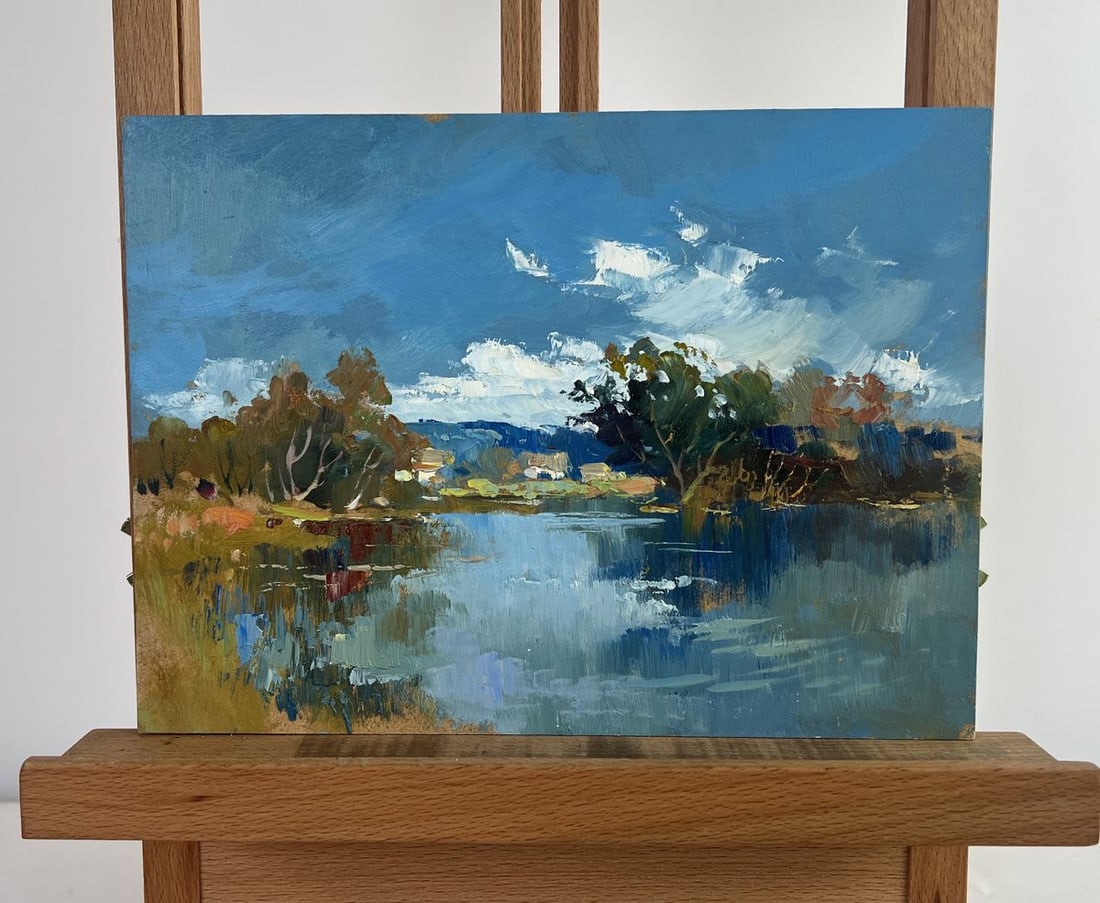 Oil painting Reflection of nature Yuriy Suprunchuk (1 of 8)