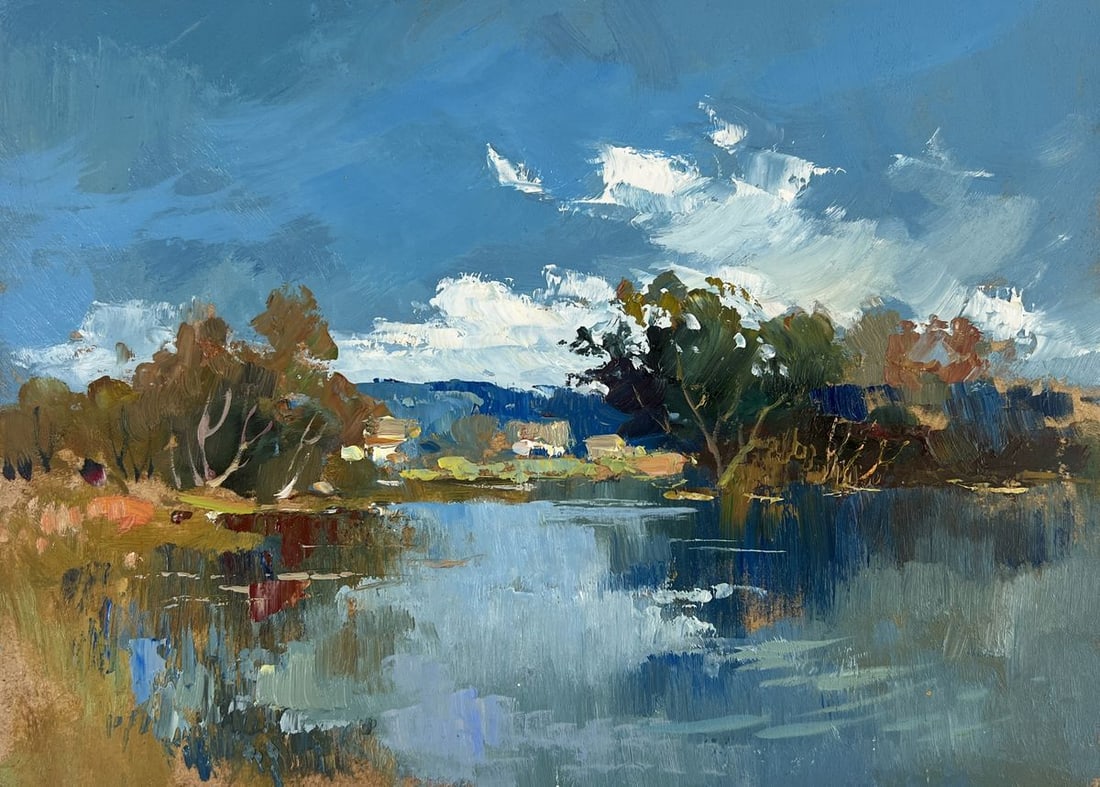 Oil painting Reflection of nature Yuriy Suprunchuk - 3