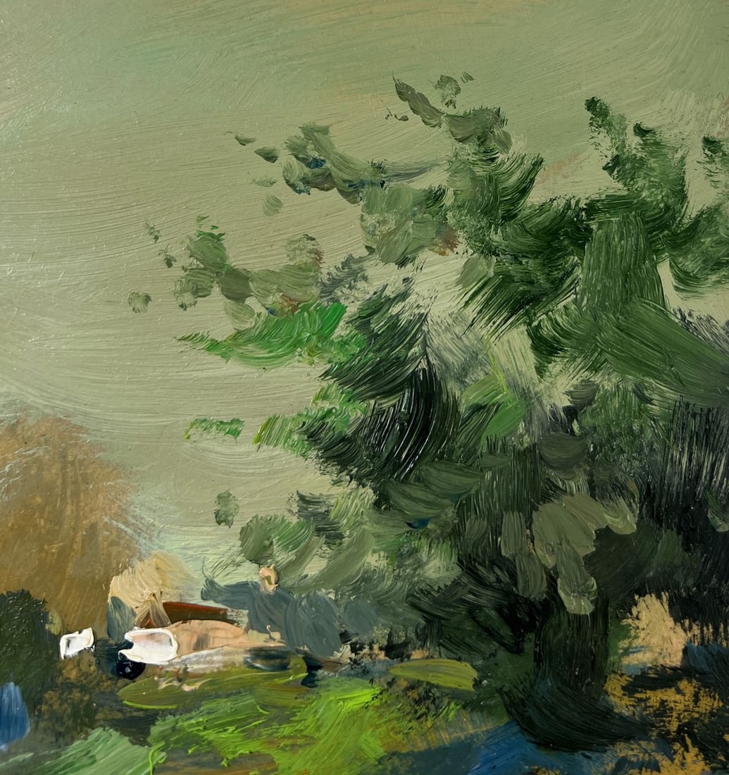 Oil painting Boat near the shore Yuriy Suprunchuk - 4