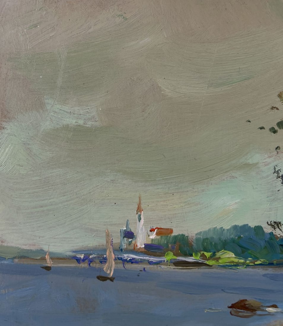 Oil painting Boat near the shore Yuriy Suprunchuk - 6