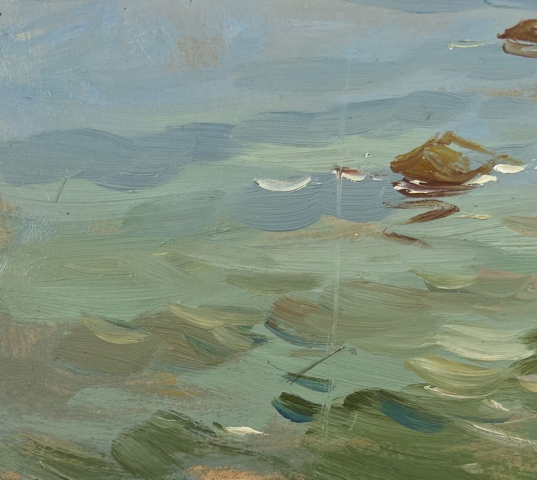 Oil painting Boat near the shore Yuriy Suprunchuk - 7