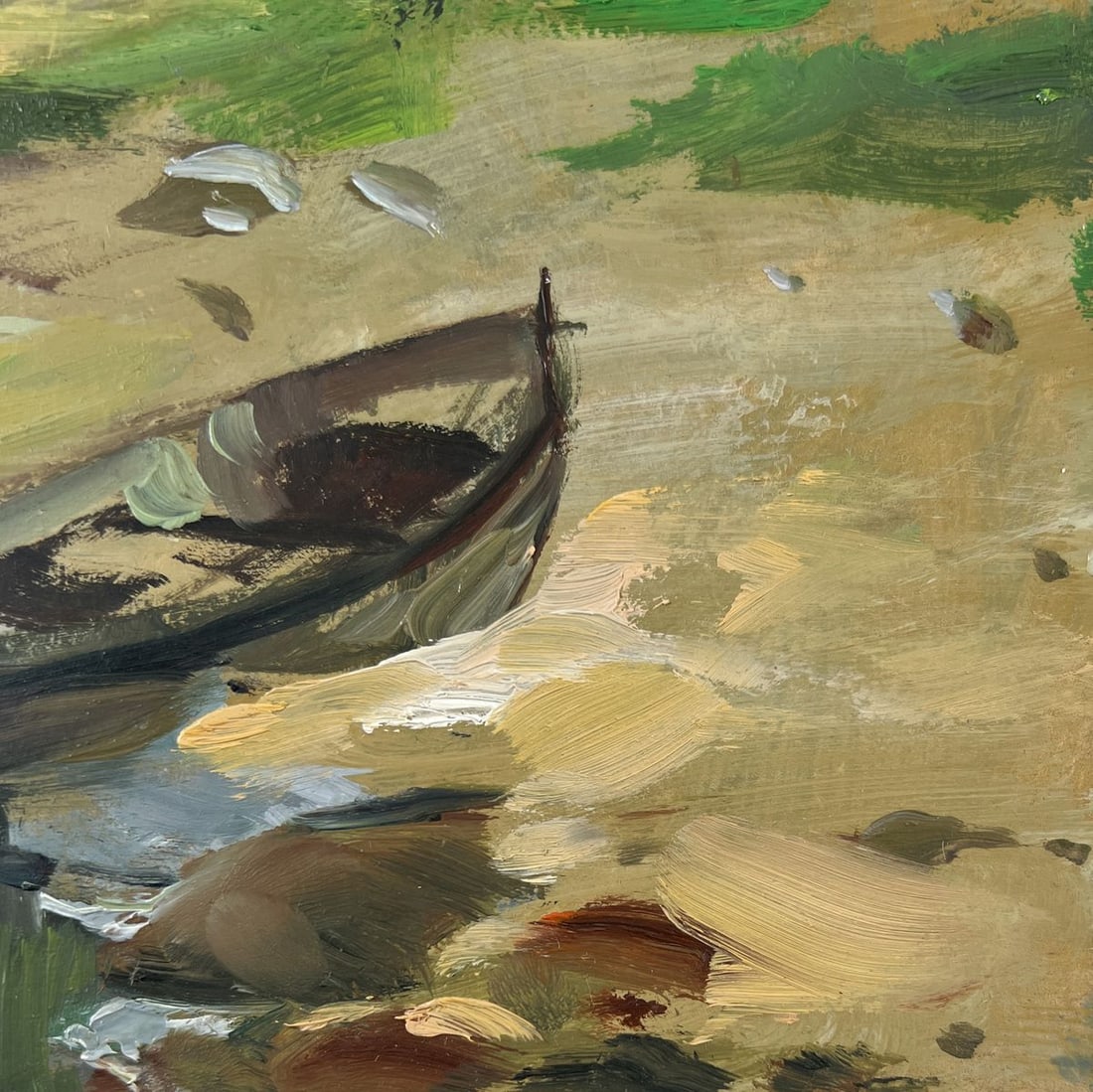 Oil painting Boat near the shore Yuriy Suprunchuk - 9