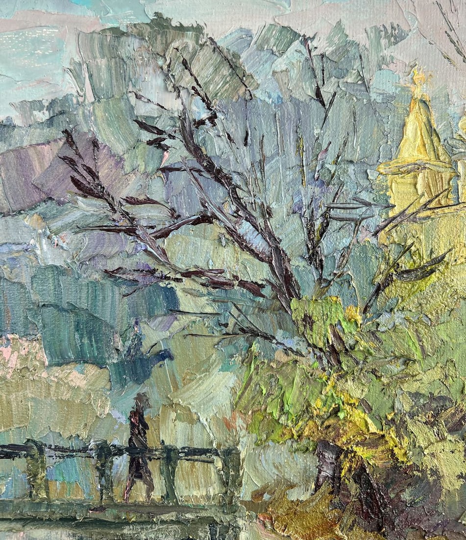 Oil painting Morning embroidered with rays Boris Serdyuk - 8