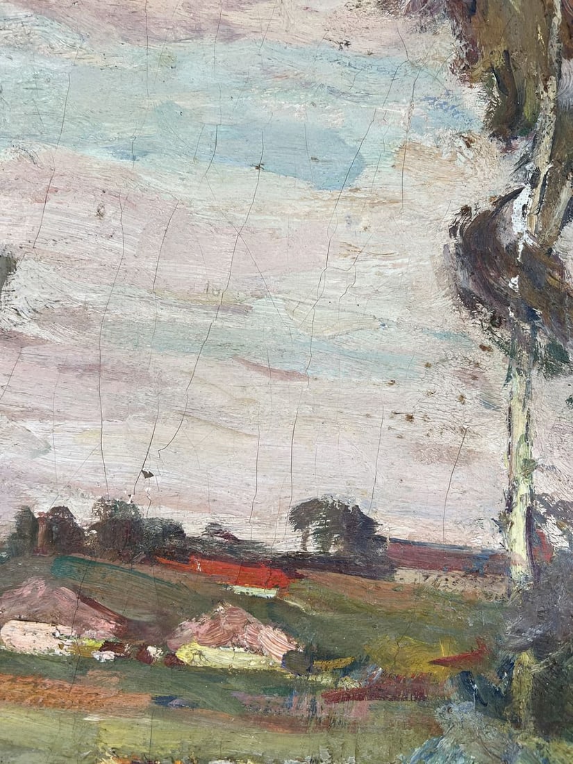 Oil painting A river flows through the steppe Yuri Lyubavin - 6