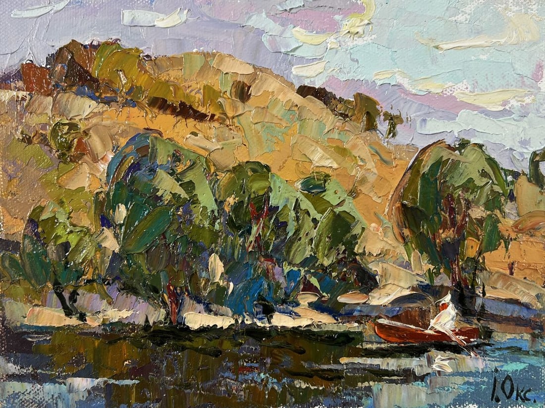 Oil painting High noon heat Oksana Kalenyuk - 3