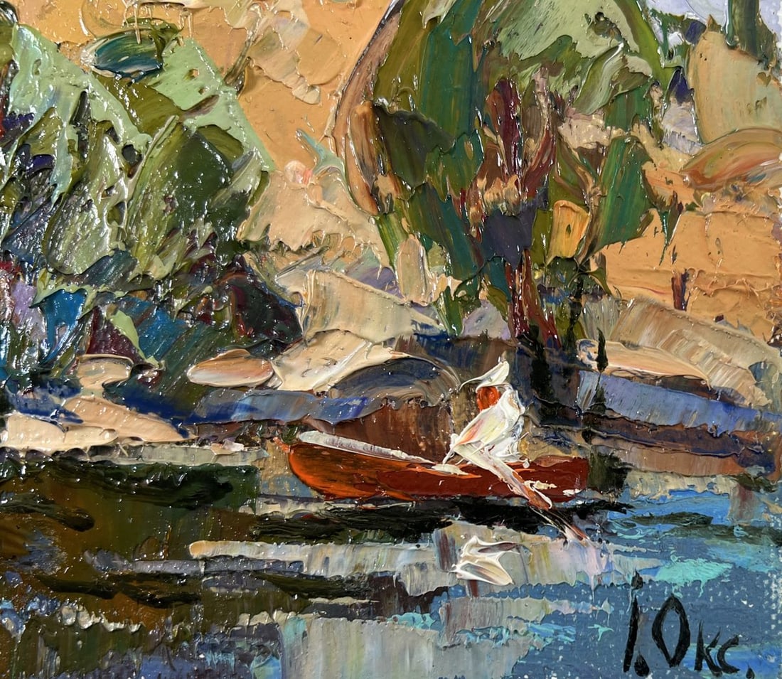Oil painting High noon heat Oksana Kalenyuk - 5