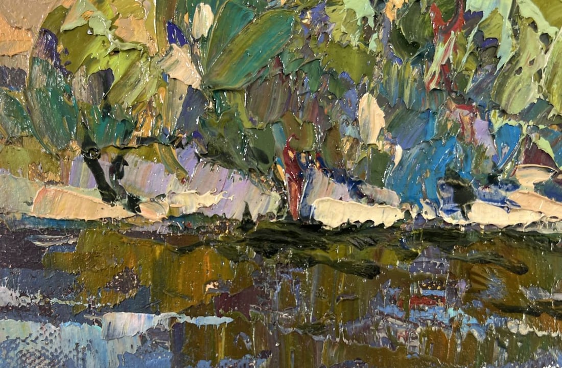 Oil painting High noon heat Oksana Kalenyuk - 6