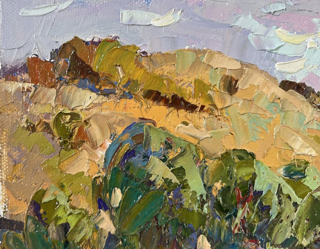 Oil painting High noon heat Oksana Kalenyuk - 7