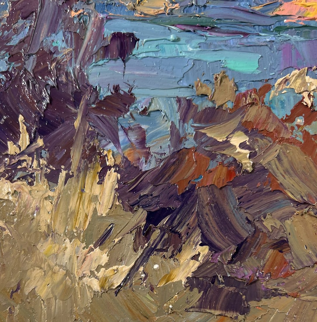 Oil painting August summer day Boris Serdyuk - 7