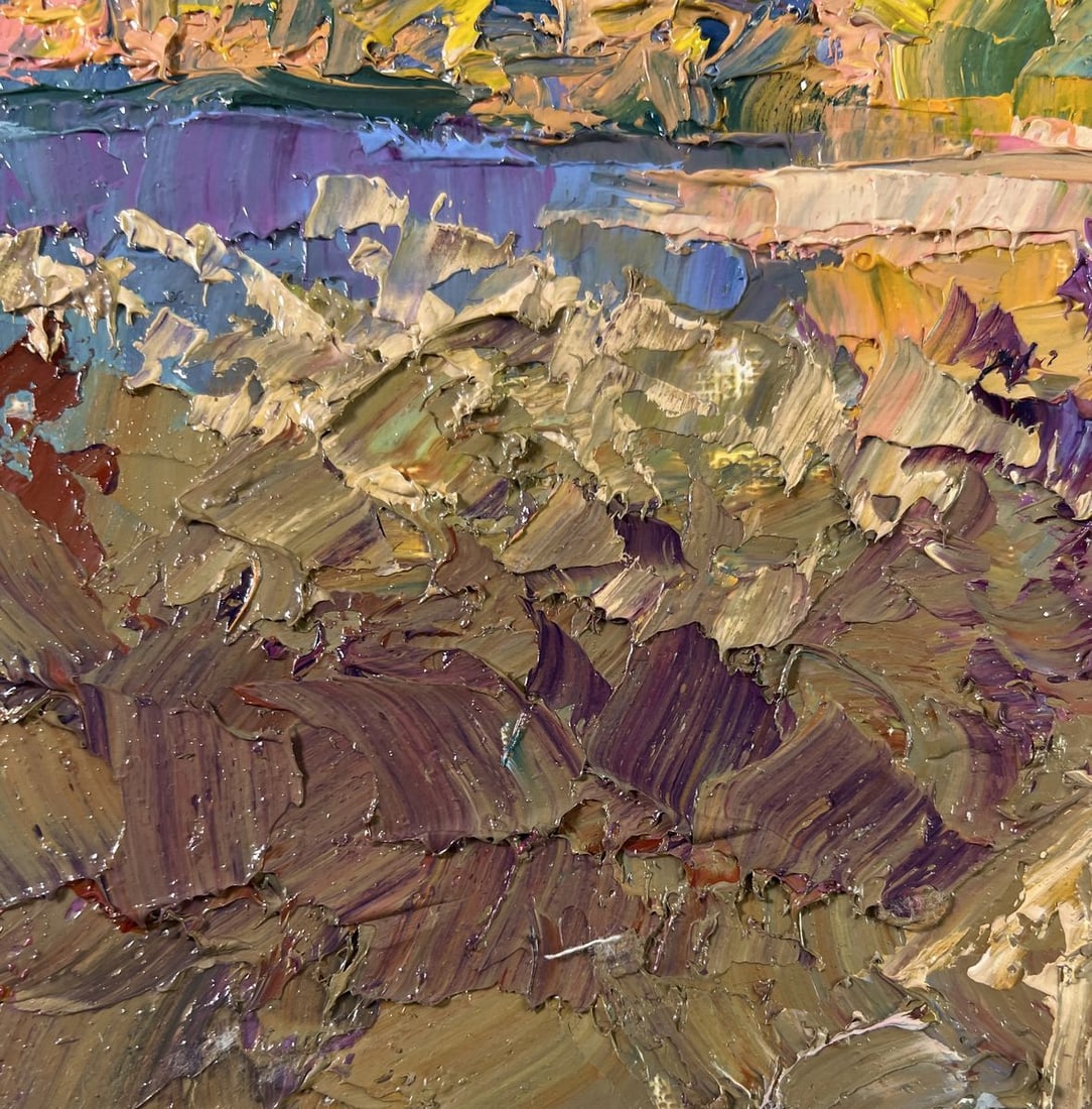 Oil painting August summer day Boris Serdyuk - 8